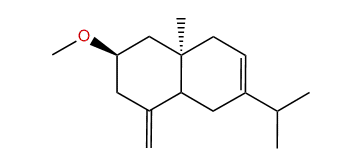 Eudesma-4(15),7-dien-2b-yl methyl ether